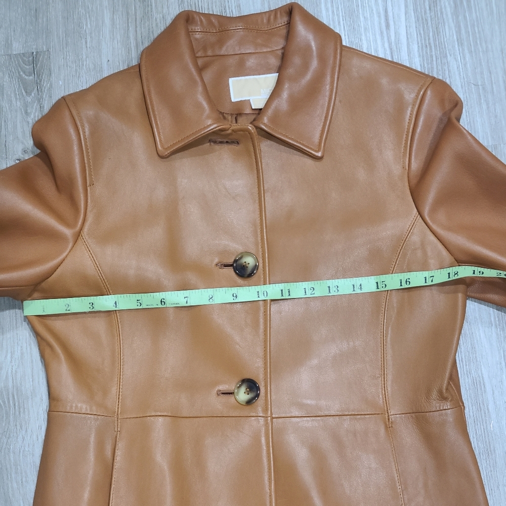 💢 Buy One Get One Of Equal Or Lesser Price - Classic Tan Leather Jacket - Picture 7 of 9